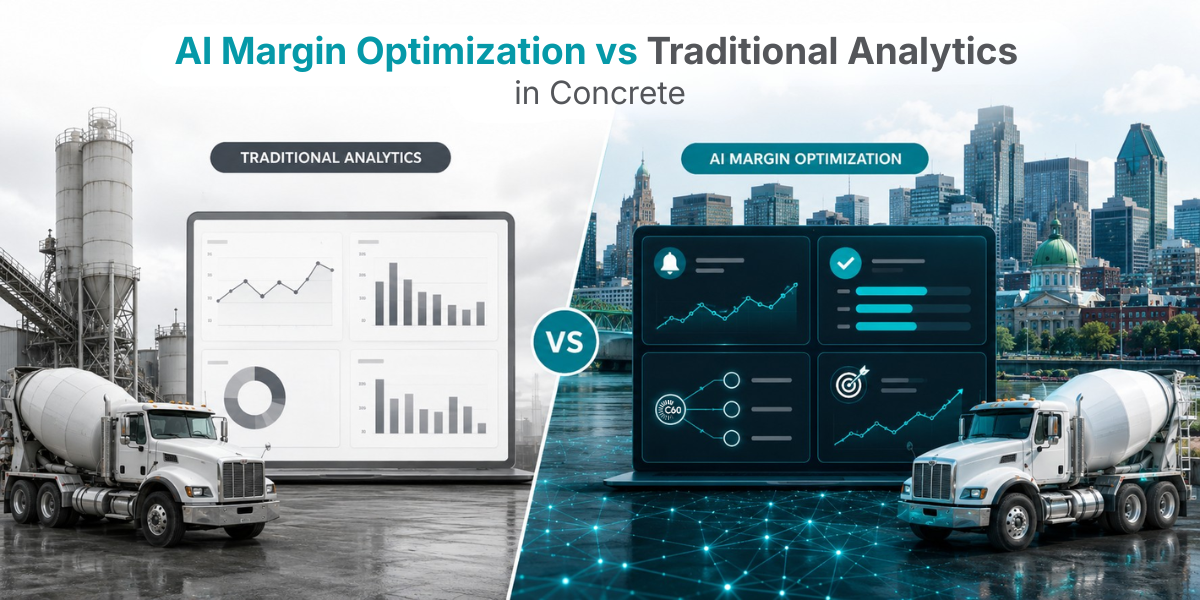 AI Margin Optimization vs Traditional Analytics in Concrete AI Margin Optimization vs Traditional Analytics in Concrete